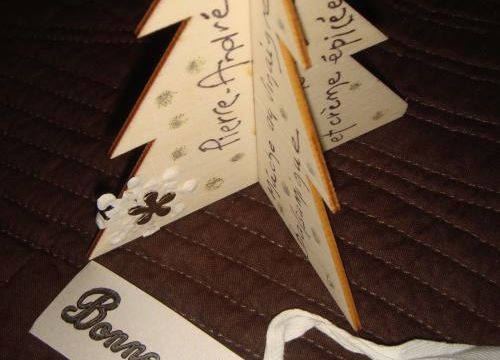 Scrap / Menus de fêtes 2012