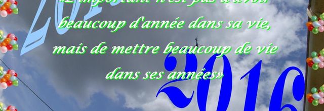 D'une Année  a l'autre      D 31/12/2015
