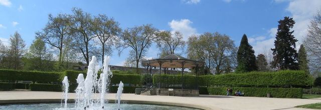 un jet d'eau à Alençon
