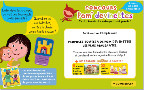 Concours Pom'devinettes
