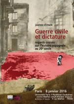 Journée d'étude - Guerre civile et dictature. Regards croisés sur l'histoire espagnole au 20e siècle