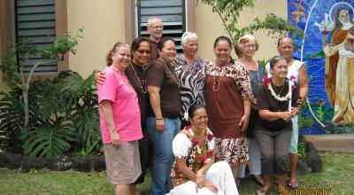 de Tahiti - Fr. André Chicoine, ofm cap en visite pastorale