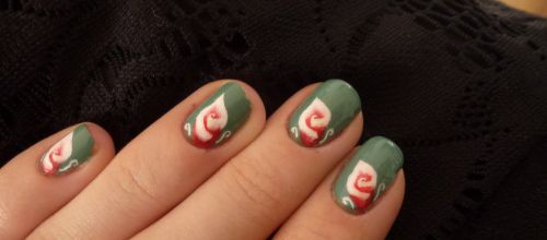 Roses au one stroke