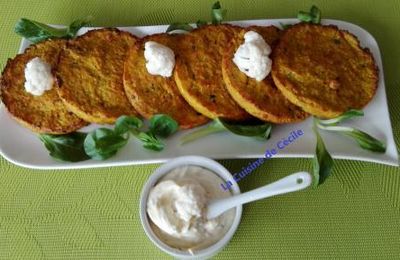 Croquettes de chou fleur au curcuma