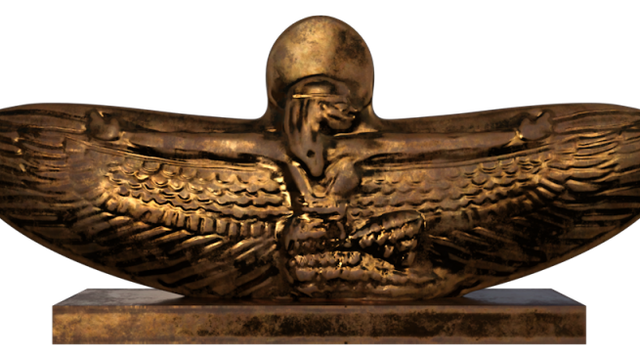 Tube de Statue d'Isis (render, png, poser) 