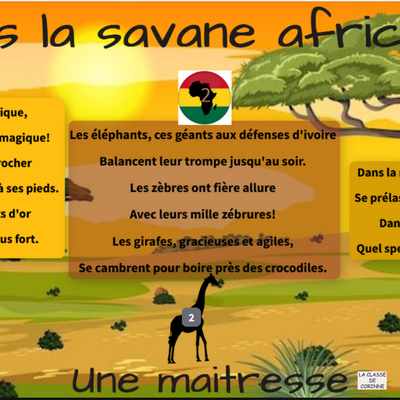 POESIE: Dans la savane africaine (génially)