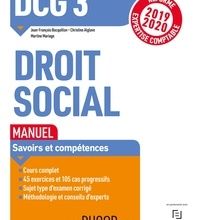 Livres électroniques téléchargeables gratuitement en ligne DCG 3 Droit social - Manuel  par Jean-François Bocquillon, Christine Alglave