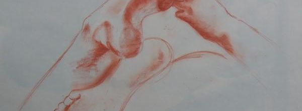 Mardi - Sanguine (30) Etude de pieds et de main