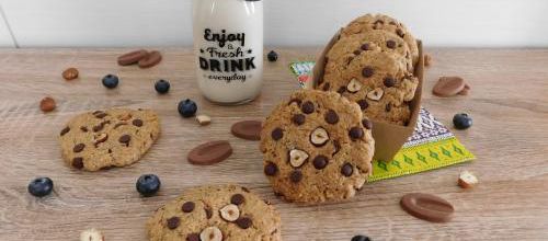 Cookies vegan au sarrasin, noisette et chocolat