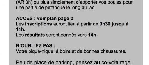 Rallye pédestre du 5 octobre