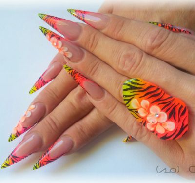 Zébré fluo, pose d'été ^^
