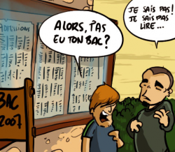 Les perles du bac y en a aussi pour les parents....