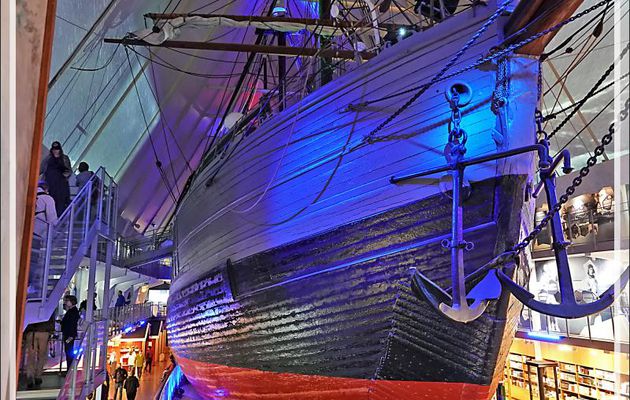 Visite du Frammuseet, musée du FRAM, navire d'exploration polaire de 1892 - Presqu'île de Bygdøy - Oslo - Norvège