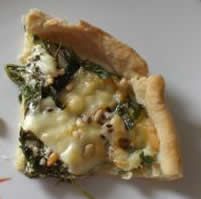 Recette bio. Tarte à la roquette