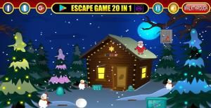 Christmas red cardinal escape