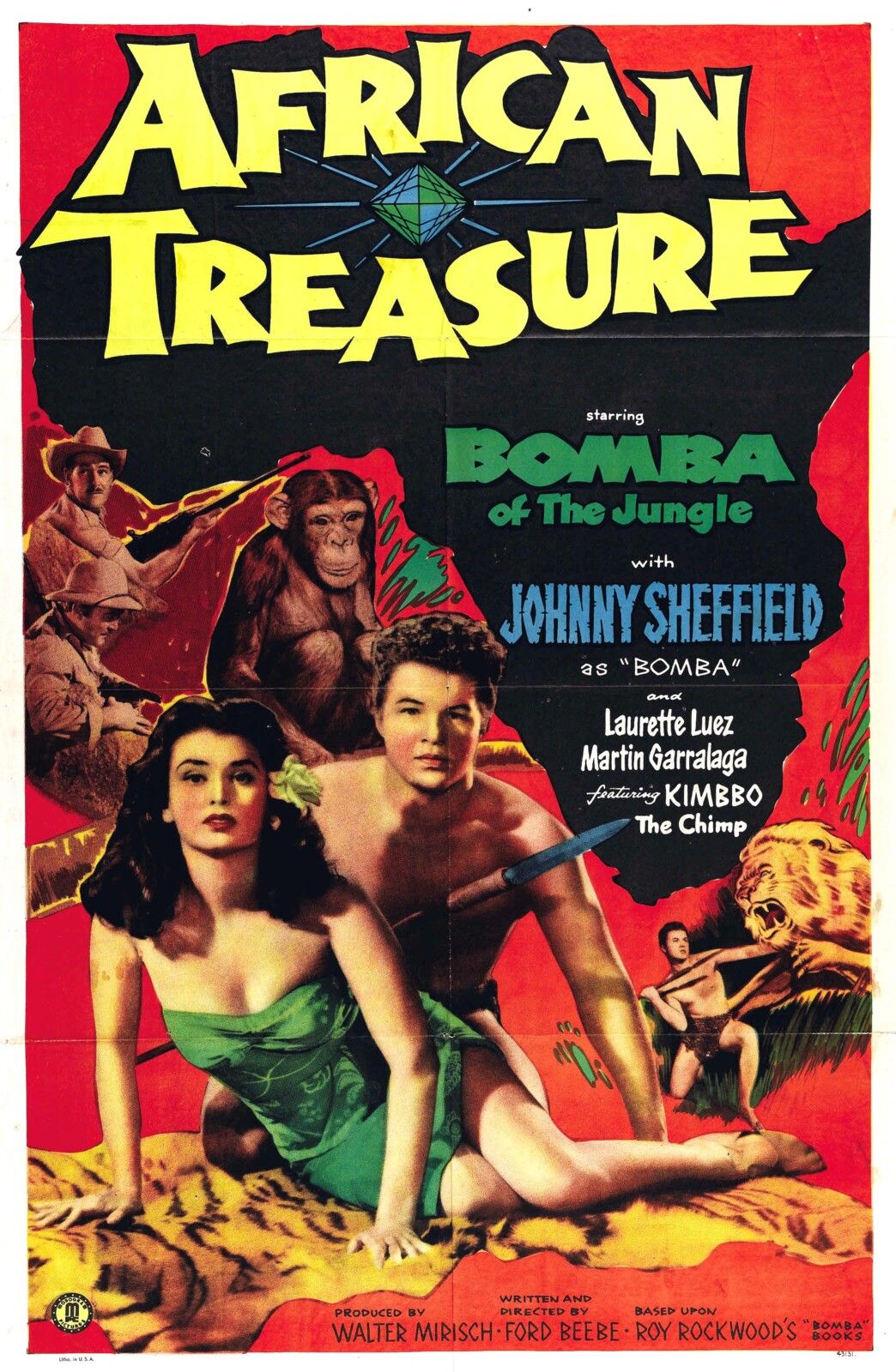 AFRICAN TREASURE BOX OFFICE USA 1952