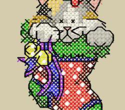 Cartes de Noël, chats 9 et 10.