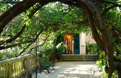 Jardin d'Alfabia - un petit coin bien au frais... 