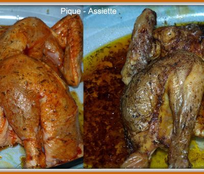 POULET PAPRIKA ET THYM ET SES POTATOES FAÇON DONNA HAY.