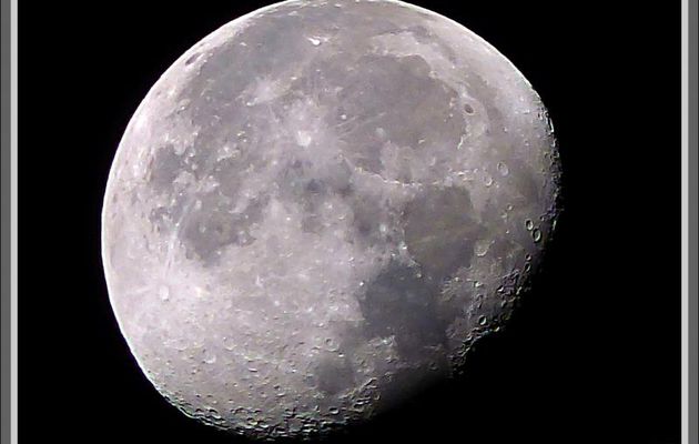 La Lune, le 1er octobre au matin - Lartigau - Milhas - 31