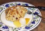 Aumonières de crépes à l' ananas, mangue, litchees- Partenariat Farin Up