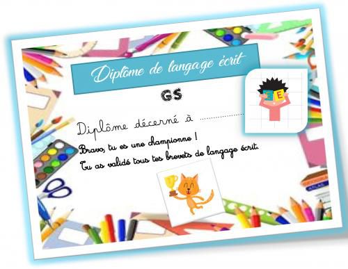 Diplômes langage écrit
