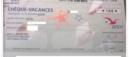 Les chèques vacances