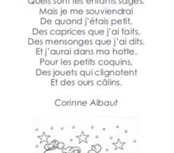 Poésie "Je serai Père Noël" (Corinne Albaut)
