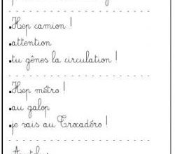 Apprendre à copier en respectant la mise en page de "Hep taxi" 