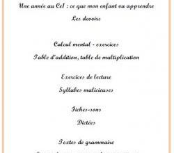Cahier de devoirs