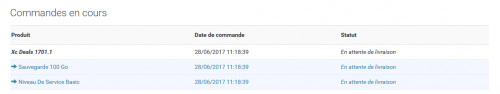 Changement de serveur