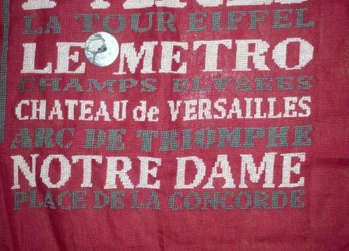 Vous avez brodé mes grilles