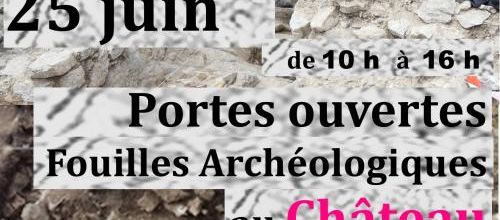Pourtes Ouvertes lors des fouilles