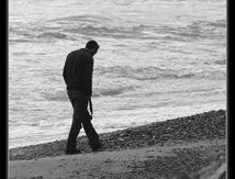 Seul sur la plage...