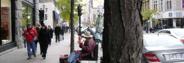 Downtown Montreal ,Rue Sainte Catherine Ouest