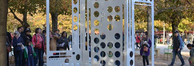Jardin des Tuileries : FIAC 2017 : "Cartographie des Processus" de Jean Denant 