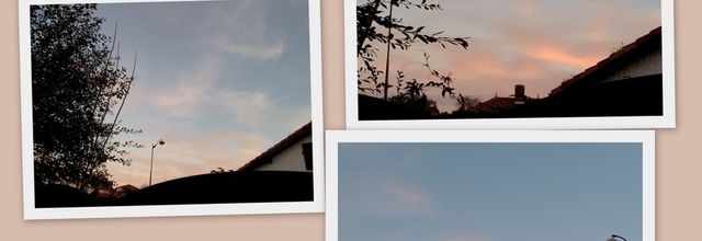 Le ciel au soir du 28 novembre...