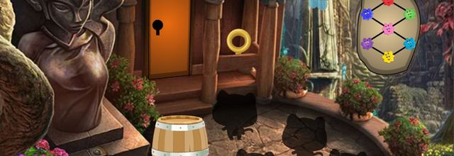 PG Playful triceratops escape