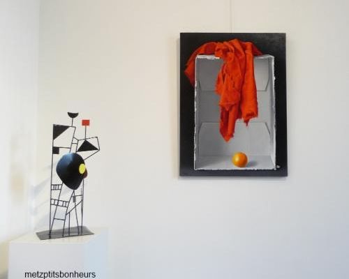 Une expo au château.