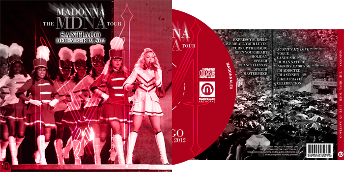 The MDNA Tour - 2012 12 19 - Santiago Chile Audio Recording [Full Concert]