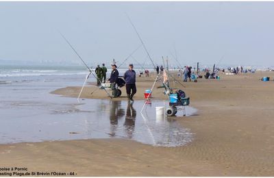 Surfcasting plage des Rochelets à St Brévin