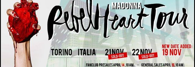 New concert annunced for Torino