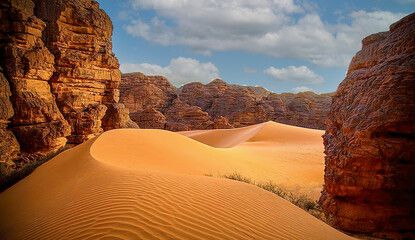 Tassili du Hoggar, l'Assekrem,les fresques