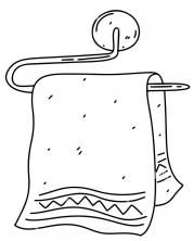 Des serviettes qui ne tombent pas ...