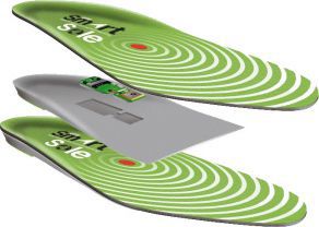 Un GPS intégré dans une semelle de chaussure