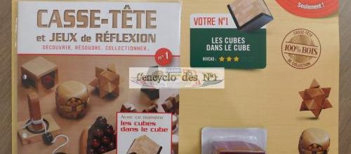 N° 1 Casse-tête et jeux de réflexion - Lancement