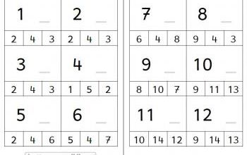 Le nombre qui vient après ( 1 à 24) : 2 versions (Montessori et standard)