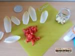 Barquette d'endive tomate feta