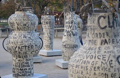 Jardin des Tuileries : FIAC 2017 : Sculptures de Jim DINE