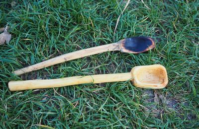 Sculpter des cuillères en bois
